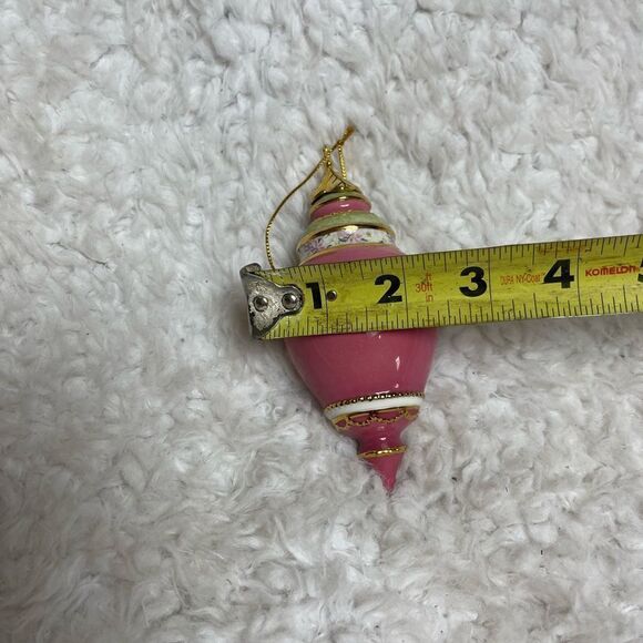 LENA LIU Forever Flower Victorian Style lilies Porcelain 1 Christmas Orn… - Picture 9 of 9